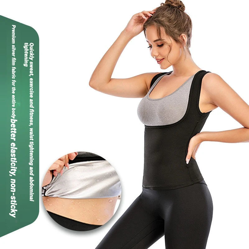 Sweat Vest Sauna Suit For Women Shirt Shapewear Women-Sauna Women,Sauna Workout-Slimming Faja-Hot