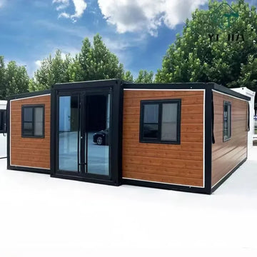 40ft Detachable Container House with Shutter Door, Suitable for Holiday Home, Temporary Residence or Warehouse, Easy To Install