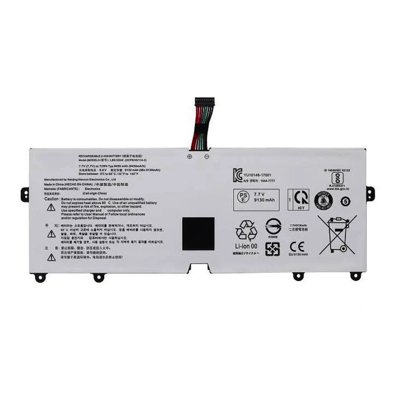Replacement Laptop Battery for LG Gram 2018 — 7.7V 72Wh (13Z980, 14Z980, 15Z980)