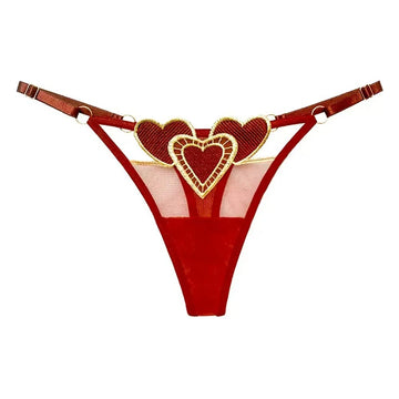 Sexy Lingerie For Women Embroidered Female Underwear Low-Rise Thongs Panties Clothing