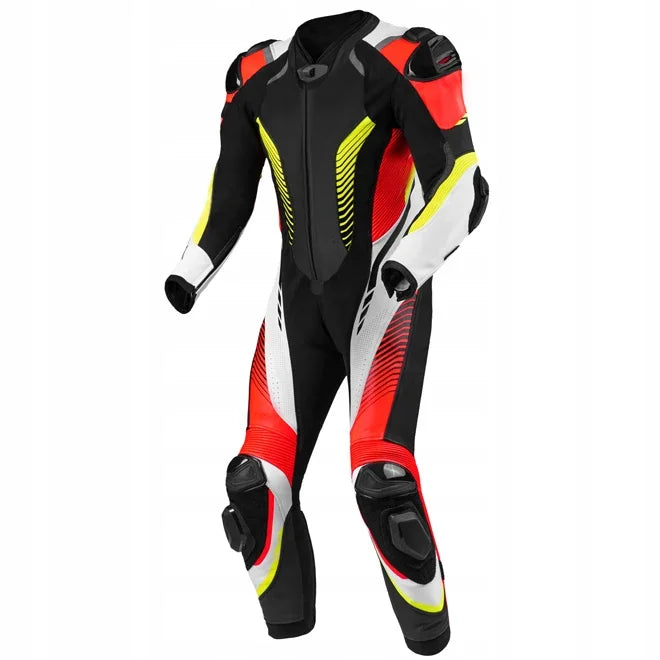 Men's Full-Protection Leather Motorbike Racing Suit