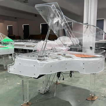 Custom Glass Crystal Acrylic Grand Piano with Autoplayer System 275cm
