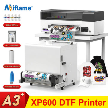 A3 DTF Printer For Epson XP600 14inch Impresora dtf Directly to Film Transfer Printer For all Fabric T shirt Printing Machine
