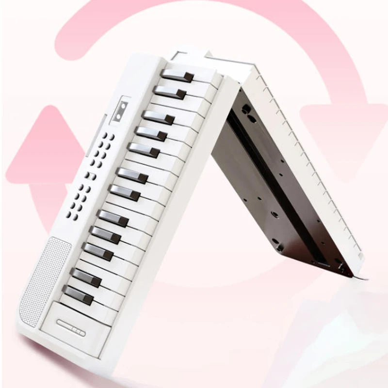 61 Key Electronic Organ Portable Foldable Smart Pianos Versatile Bluetooth MIDI Music Keyboard Children Beginner Electric Piano
