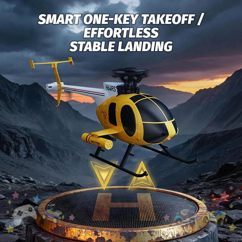 New JJRC Remote Control Helicopter H64RS Air Pressure Altitude Hold One Key Takeoff Landing Inverted Flight Surround Stunt For