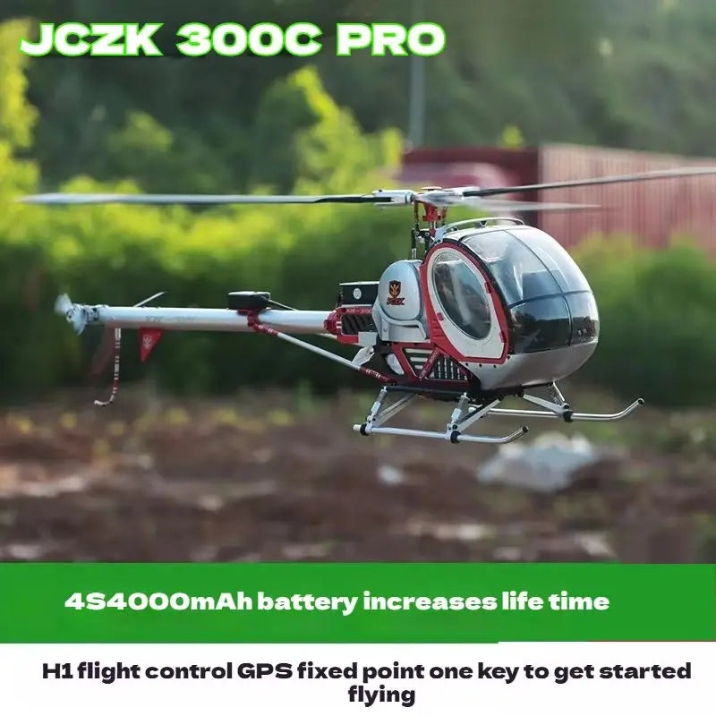 2025 Schwarzer Jczk  300c Remote-Controlled Helicopter Hughe Gps Return Fligh Like Real Helicopter Six Channel Simulation Gift