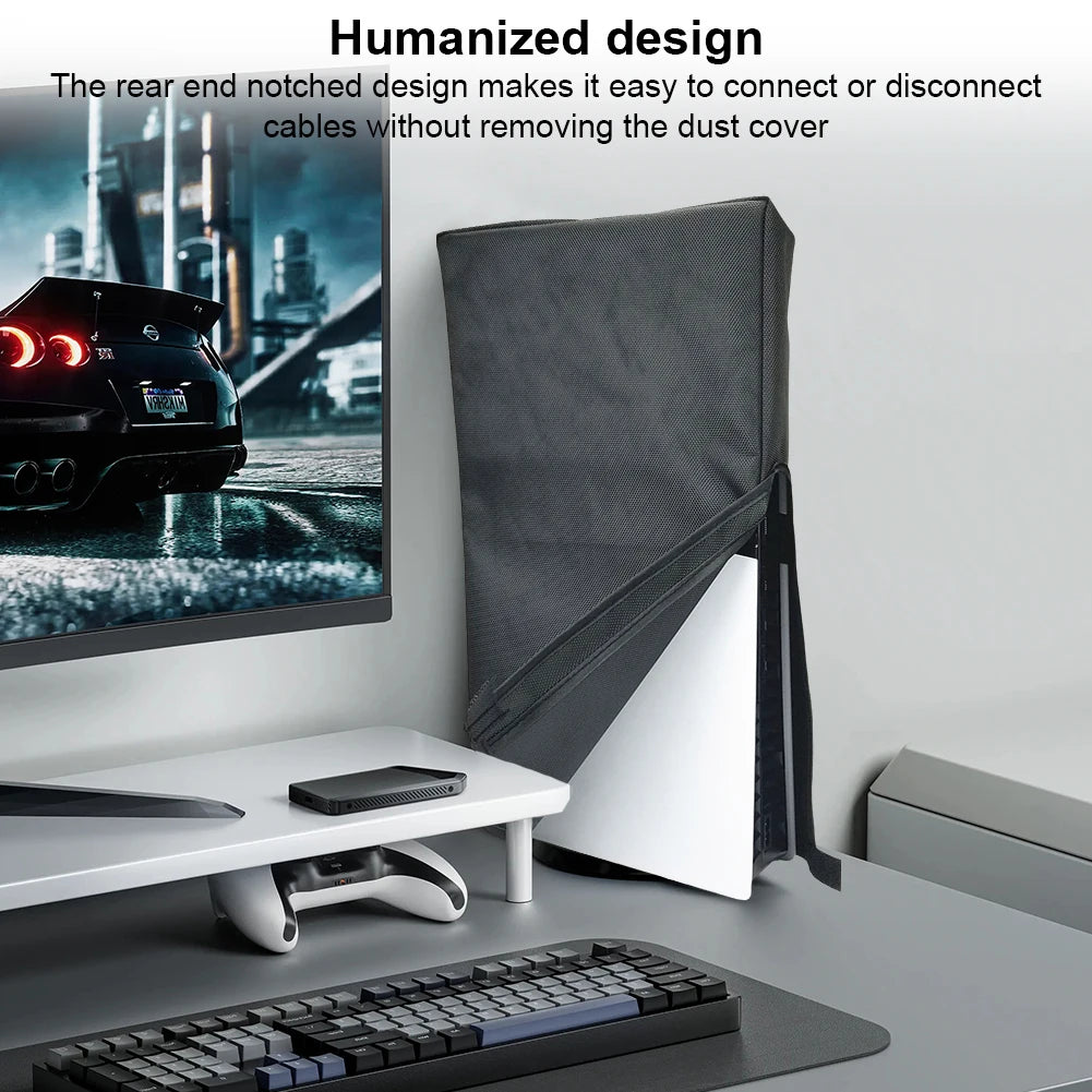 Vertical Dust Cover Dust Protector Anti-scratch Dust Guard 1680D Oxford Cloth for  Pro 2024 Console Digital and Disc Edition