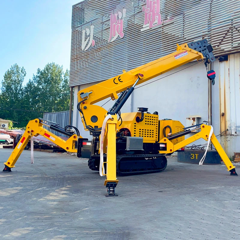 Reliable 3T 5T 8T 12T Electric and Diesel Powered Spider Crane Crawler Lift for Any Global Project Environment