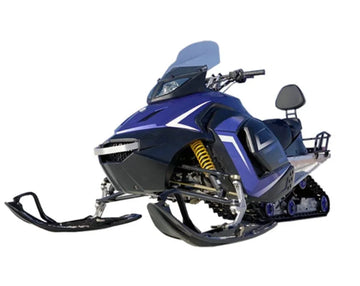 Adult Gas-Electric Snowmobile — 175cc, 6kW, Double Ski, Steel Frame, 50km/h