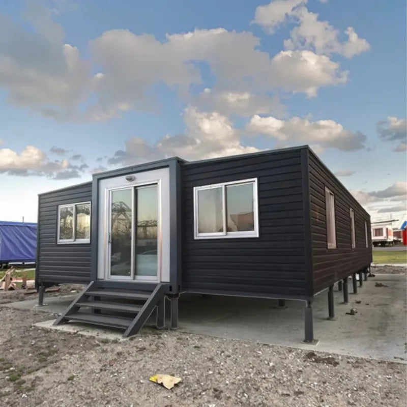 Customized Mobile Expandable Prefab House Extendable 2 3 4 5 Bedroom Container House Portable 20ft Folding Container Home 40ft