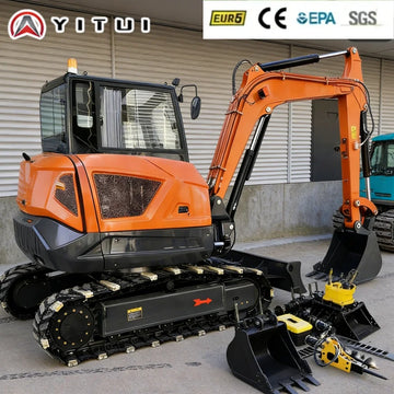 YITUI Mini Crawler Excavator — Kubota Engine, CE/EPA/Euro 5, Multiple Sizes