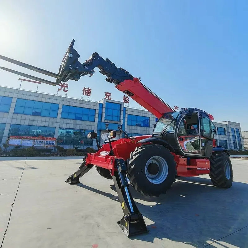 China Famous Brand 3 Ton 7m Telescopic Handler Forklift 4WD Telehandler Loader Rough Terrain Boom Lift Reach Truck Sale