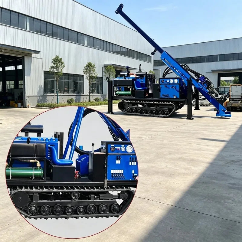 YGX Series Full Hydraulic Core Drilling Rig — 180–1100m Depth, Crawler Mounted, 4 Models