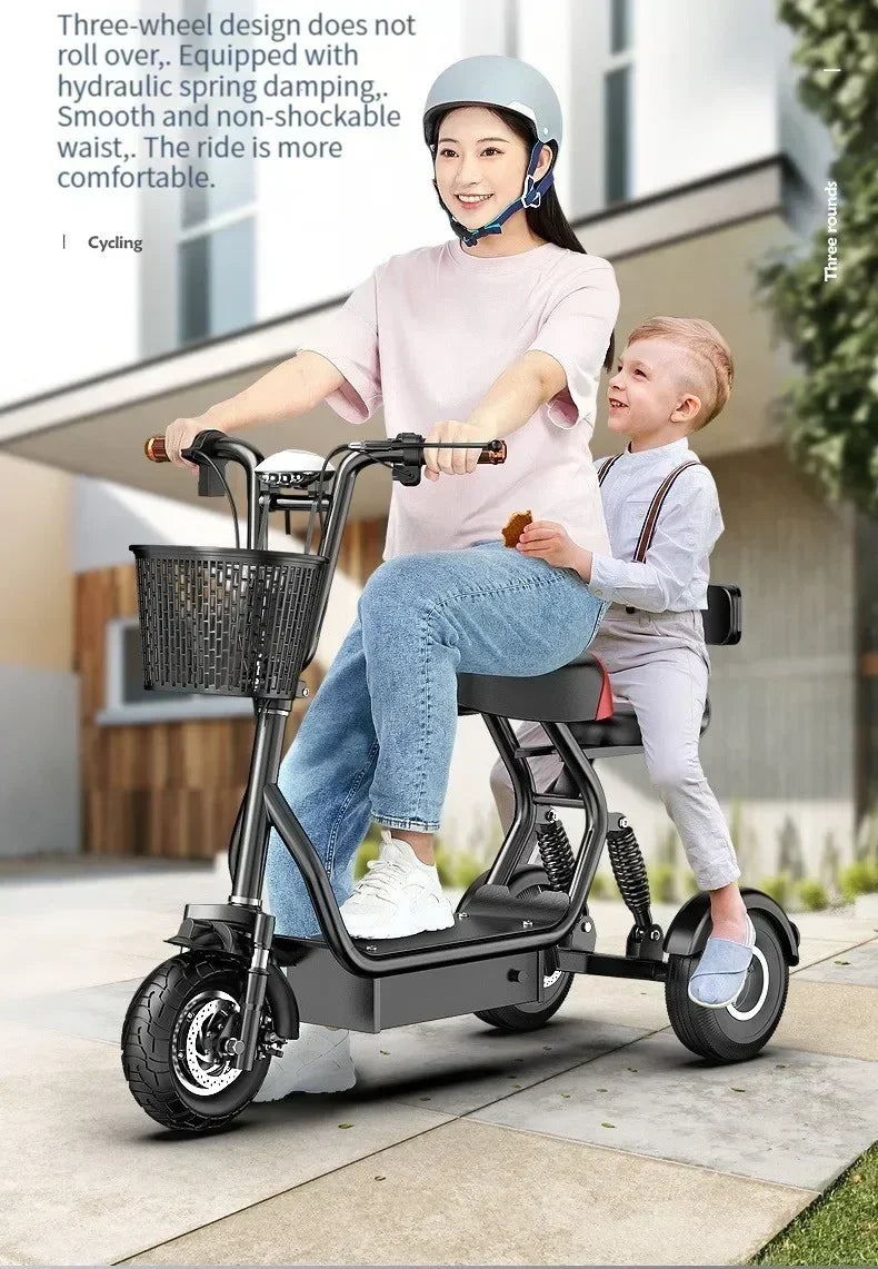 Electric Tricycle Elderly Electric Scooter Intelligent Mobility For The 500W Adult Mobility Scooter Small Mini Vehicle Portable