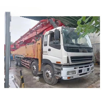 Yugong 38m Truck-Mounted Concrete Pump — 237kW, 140m³/h, 5RZ Boom