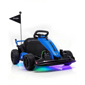 YTYIN 36V Kids Electric Drift Go-Kart — 600W Motor, 9AH Battery, LED Lights, Foldable