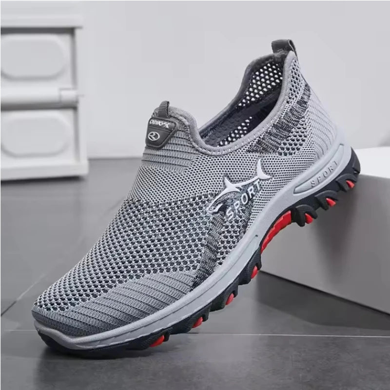 Men's Mesh Hollow Lightweight Walking Sneakers