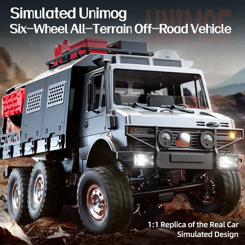 JJRC C8823 & Winch 1:18 RC Car 2.4G Remote Control Six-Wheel Vehicle Climbing Transport Rescue Crawler Model Toys for Children