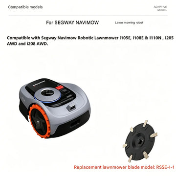 For RSSE-H-1 Lawnmower Robot Cutting Blades Compatible with For Segway Navimow H500EE Lawnmower Robot Replacement Parts