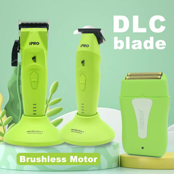 Hair Clippers Men Professional Kit Brushless Motor DLC Blade 10000RPM Men's Haircut Machine Professional Barber Machines