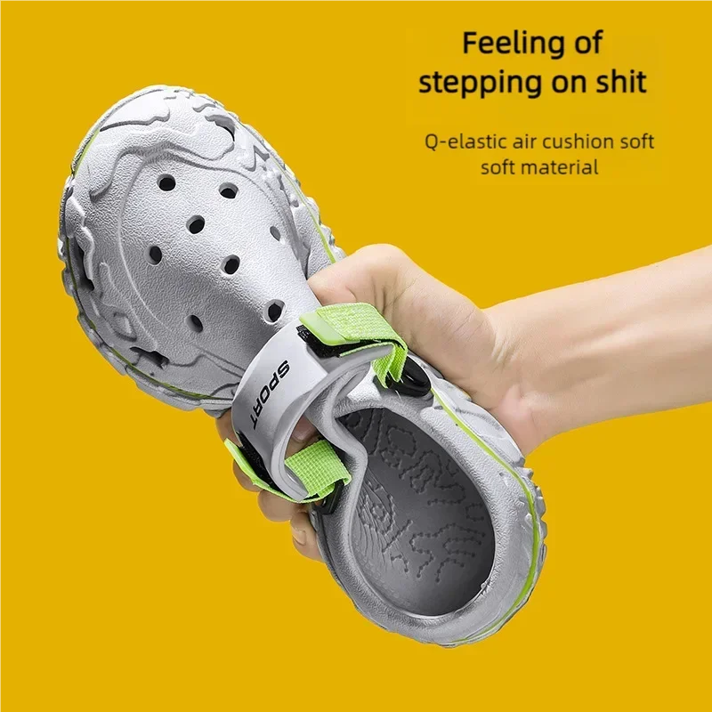 Youpin EVA Slippers Summer Soft-soled Platform Slides Sandals Indoor Outdoor Walking Beach Shoes Flip Flops Big Size Mens Shoes