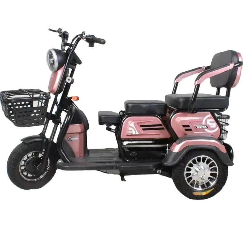 Electric Tricycle for Adult trimotos 48V/60V Cheap Price Tricycle Wholesale Three Wheel