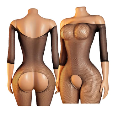 Sexy Lingerie For Women Erotic Babydoll Dress Crotchless Bodystockings Sex Underwear Costumes Nightwear Fishnet Bodysuits