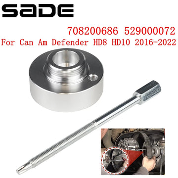 708200686 529000072 1Set Silver Steel Belt Removal Clutch Changing Tool For Can Am Defender HD8 HD10 2016-2022 Car Accessories