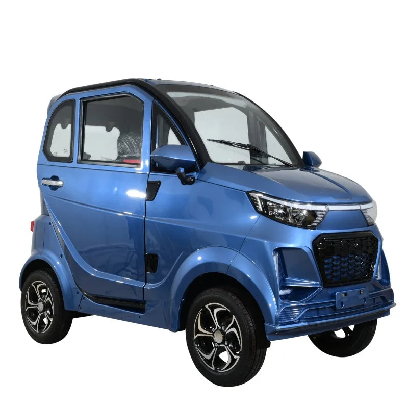 Four-wheeled Electric Vehicle Household Scooter Adult Old Man Le Car Four-door Fully Enclosed Battery Car Car New Energy