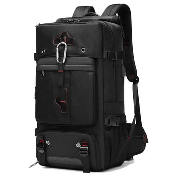 70L Large Capacity Travel Backpack 17.3" — Waterproof, Multi-Function, Outdoor Camping