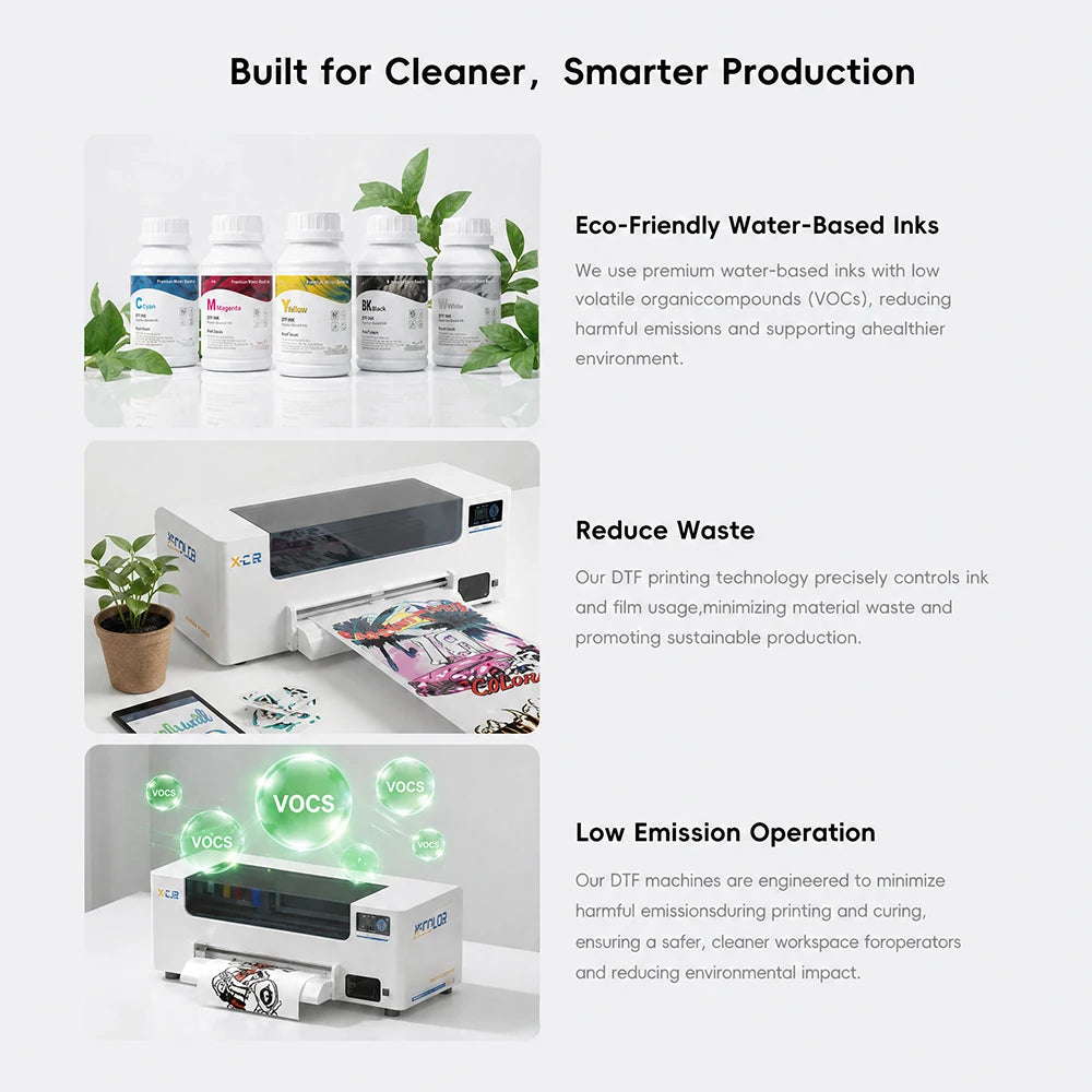 33cm DTF Printer For Epson i3200HD A3 Impresora DTF For all Textile T shirt Printing Machine Directly to Film Transfer Printer