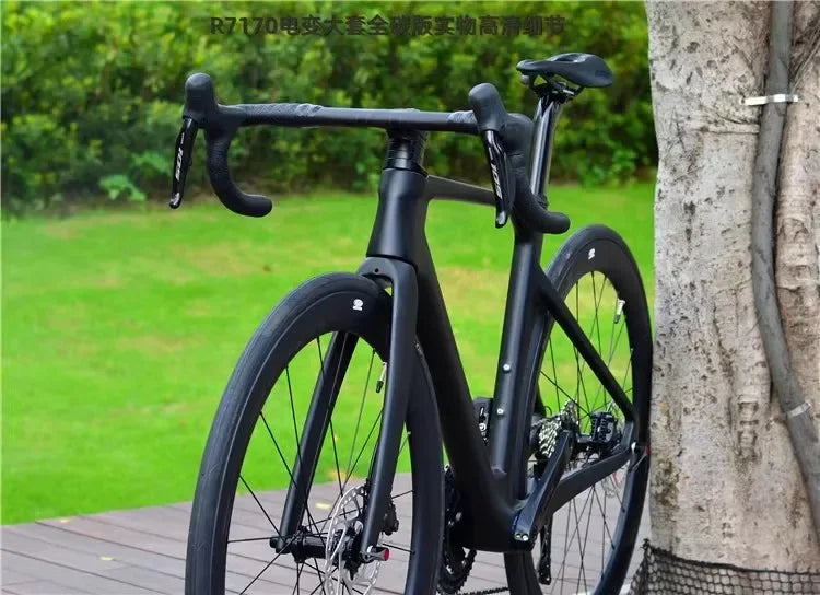 TWITTER R10 Carbon Fiber Road Bike Hydraulic Disc Brake System R7120-24S All-in-One Racing Bicycle Whole Set T1000 Wind Breaking