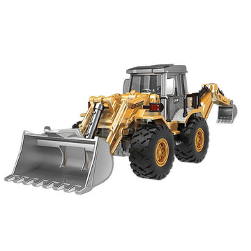 1:55 Scale Diecast Construction Vehicle Toy — Excavator, Crane, Bulldozer & More, 17 Styles