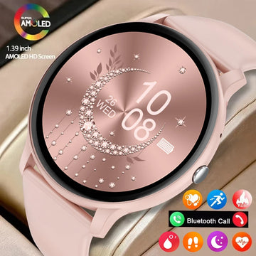 2025 reloj mujer Smart Watch 1.39 Inch Answer Make Call Message Sport Calories Watches DIY Dial Weather Forecast For Men Women