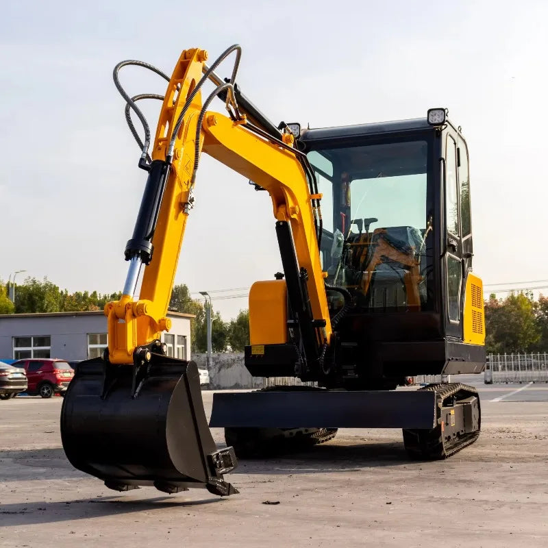 YuGong Mini Crawler Excavator — 16HP KOOP Engine, 1,200mm Dig Depth, CE Certified