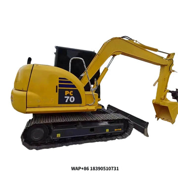 Komatsu PC70 Small Excavator  Low Price Hydraulic Crawler Excavator  New Model  Agricultural Excavator