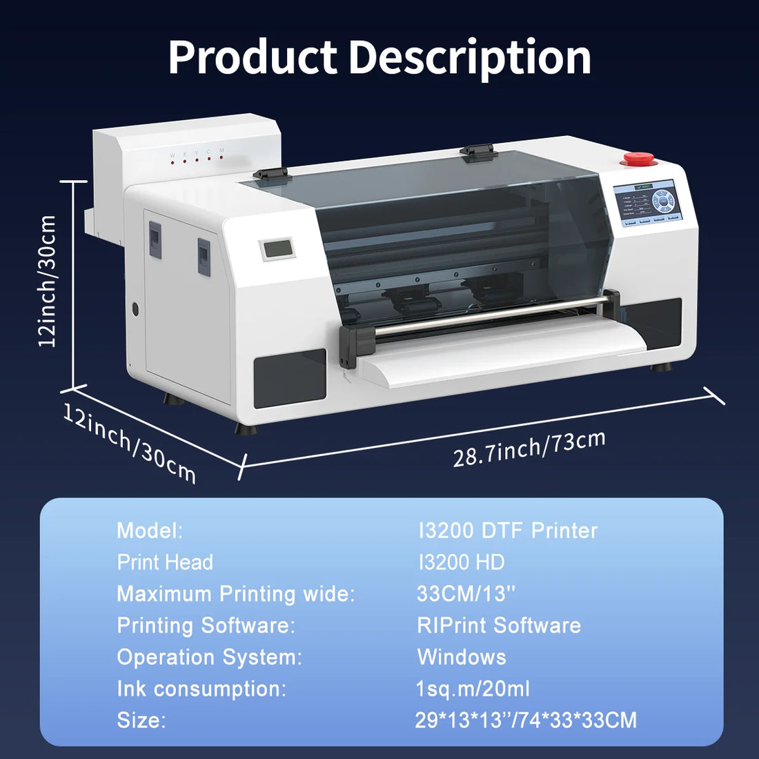 A3 i3200 DTF Printer Impresora For Epson I3200HD Printer A3 DTF T-shirt Printing Machine With Oven DTF Direct Transfer Printer
