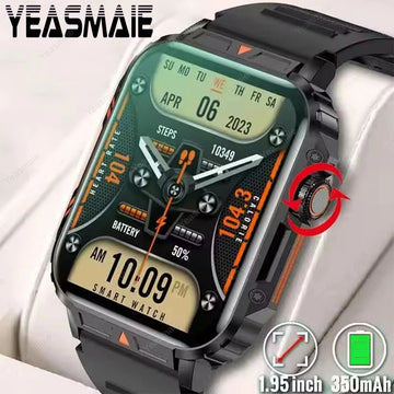 1.91 Outdoor Military Smart Watch Men Bluetooth Call Amoled Smartwatch For Android IOS IP68 Waterproof Sports Fitness Watches