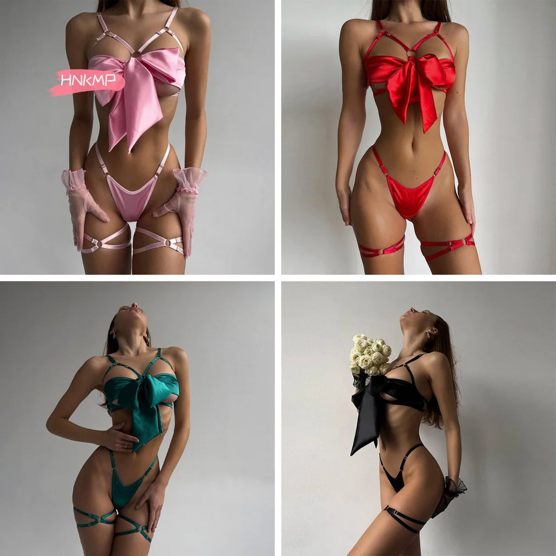 H-Women's Sexy Lingerie Set Exotic Sensual Sleepwear Panties Suit Adult Costume Sexy Underwear for Romantic Evening