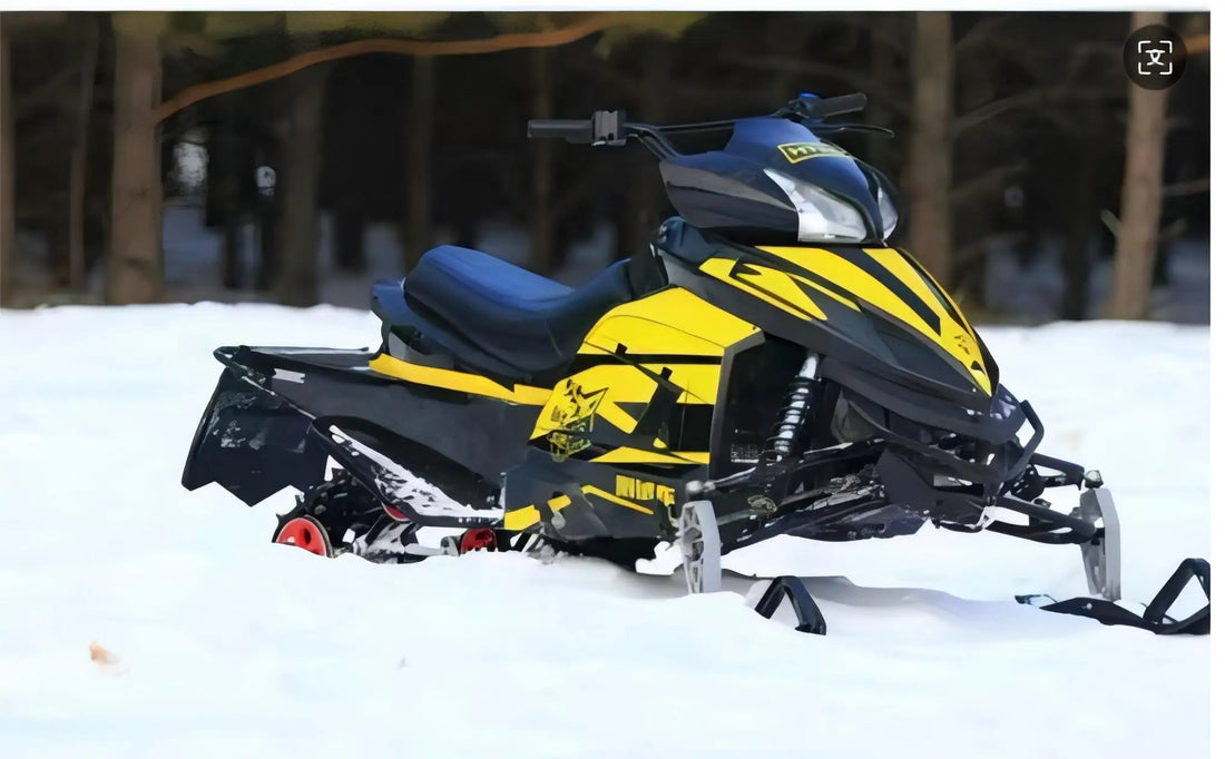 Adult Gas-Electric Snowmobile — 175cc, 6kW, Double Ski, Steel Frame, 50km/h