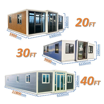 Portable Container House Prefabricated Module Prefab Modern Living Luxury 20ft 40ft Price Modular  Expandable Container House