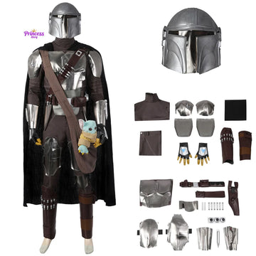Disguise Soldier Din Djarin Cosplay Costume Superhero Manda Full Set and Single Item Are Sold Halloween Costumes Custom Made
