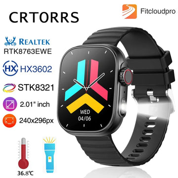 New Sports Smartwatch 2026 Waterproof Electronic Watch Wrist Smart Watches for Man Women Fitness Tracker Clock for Android Phone