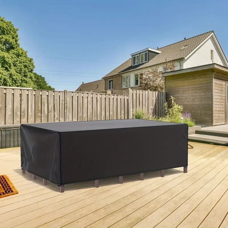 Outdoor Patio Furniture Cover, UV & Snowproof All-Weather, for Rectangular Dining Table/Sofa/Sectional, Garden/Balcony/Terrace