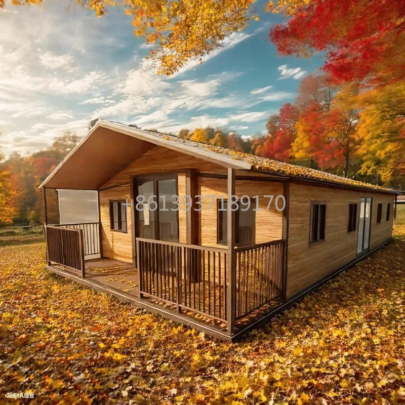 Modular Prefab Tiny House To Live in For Adults, Tiny Home with 2 Bedrooms, 1 Fully Equipped Bathroom & Kitchen Expandable 40ft