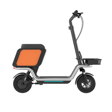 Electric Scooter Model S20: Adult Commuter Scooter with Shock Absorption, Carbon Steel Deck and Portable Lithium Battery