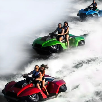 Used 4 Stroke Amphibious Jet Ski 151-225HP 2-Seater for Winter Adventures-Snowmobile Water Sports Equipment