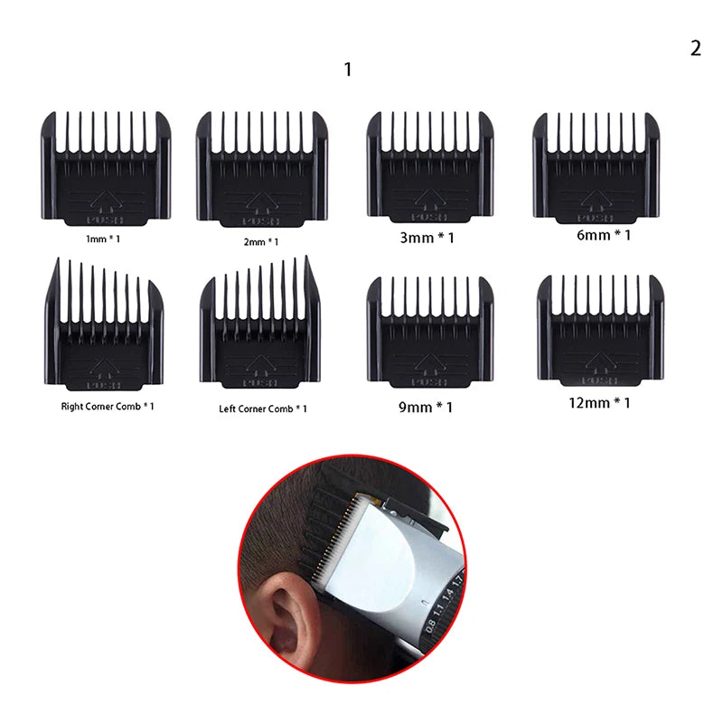 Hair Cutting Guide Comb 4Pcs Set Professional Barber Salon Grooming Tool Men Women DIY Home Use Gift Kit Professional Styling Es