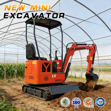 Mini Crawler Excavator with Kubota Engine — CE/EPA Euro 5, 18HP, Multiple Models