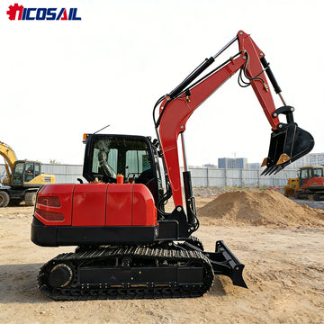 Nicosail 906 Mini Crawler Excavator — 18HP, CE/EPA Certified